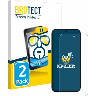 Afbeelding van BROTECT Screenprotector voor Nothing Phone (2a) Folie Beschermfolie transparant (2 Stuks)