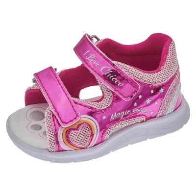 Afbeelding van Chicco Sandaal met dubbele klittenbandsluiting, fuchsia, meisjes, design in Italië, Fuchsia (3)