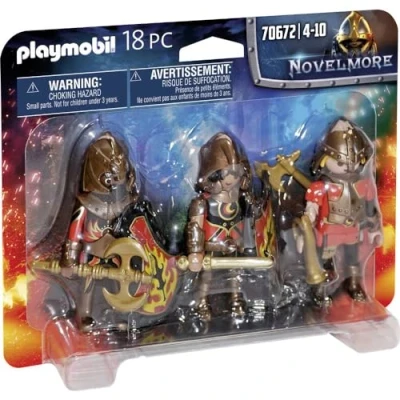 Image de Playmobil Novelmore 70672 3 combattants Burnham Raiders