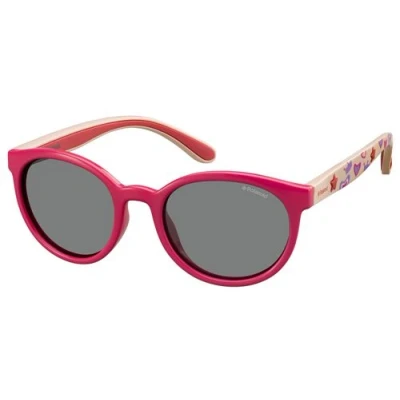 Image de Polaroid lunettes de soleil 8014/Smbt/AI junior rondes fuchsia/gris