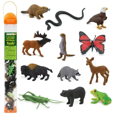 Image de Safari jeu dans les bois Toob junior 12 pièces