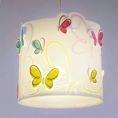 Afbeelding van Dalber 62142 Kleurrijke hanglamp in vlindervorm, meerkleurig