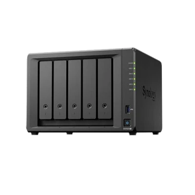 Image de Synology Disk Station DS1525+ Serveur NAS 5 Baies SATA 6Gb/s HDD RAID JBOD, 0, 1, 5, 6, 10 RAM 8 Go Gigabit Ethernet / 2.5 iSCSI support
