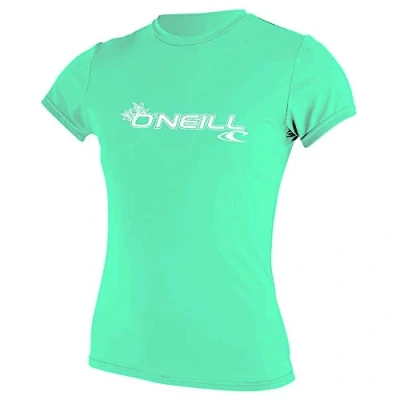 Afbeelding van O&#039;Neill UV shirt voor dames met korte mouwen Basic Sun Aqua maat M