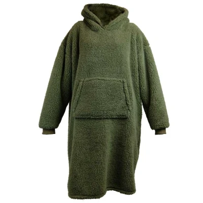Afbeelding van Unique Living Hoodie Teddy Winter Green 70x110cm