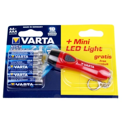 Image de Varta Readytosell alkaline 4 aa + aaa mini led light gratis 92400401082
