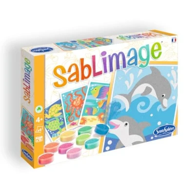 Image de Sentosphère Sablimage &quot;Poissons et Dauphins&quot;