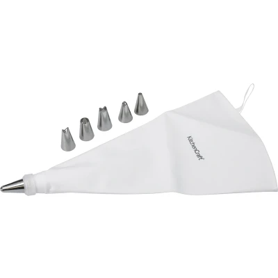 Afbeelding van Kitchencraft Icing starterset, spuitzak met spuitmondjes SDI