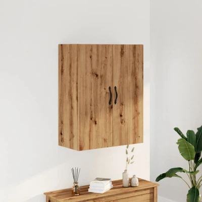 Afbeelding van vidaXL Wandkast 69,5x34x90 cm bewerkt hout artisanaal eikenkleurig