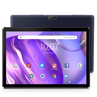 Afbeelding van PRITOM Tablet 10 inch Android Phone 3G, SIM, 32 GB Quad Core (TF 512 GB), batterij 6000 mAh, 8 MP achtercamera, ondersteunt 3G oproepen, wifi, GPS, Bluetooth, USB Type C, zwart