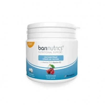 Afbeelding van Metagenics Barinutrics Calciumcitraat Kauwtabletten 90KTB