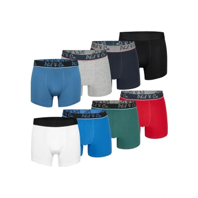 Afbeelding van Phil &amp; Co. Berlin 8ERPACK Trunks Onderbroeken, Heren, Maat: Large, Red