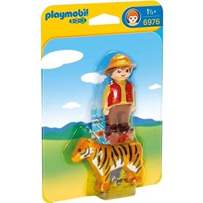 Afbeelding van Playmobil 123 Ranger met tijger 6976