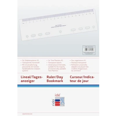 Afbeelding van rido idé kalender invoegen &quot;Liniaal&quot;, transparant