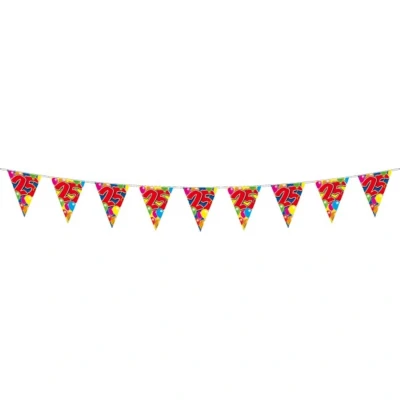 Image de Ligne de drapeau 25 ans double face