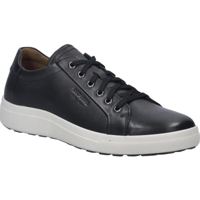 Afbeelding van Josef Seibel Maddox Sneakers laag, Heren, Maat: 42, Schwarz Leer