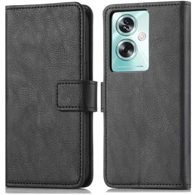 Afbeelding van iMoshion Hoesje Geschikt voor Oppo A79 Met Pasjeshouder Mandala Bookcase Zwart