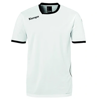 Afbeelding van Kempa Curve Sportshirt Maat 116 Unisex wit/zwart