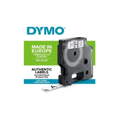 Image de Dymo Self adhesive label tape black on white roll (1.2 cm x 7 m) 1 roll(s) S0720530