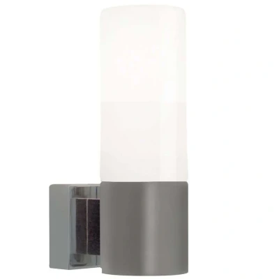 Afbeelding van Nordlux Tangens Wand Glas, Metaal Gebor Staal, Opaal Wit