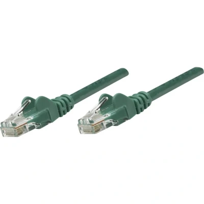Afbeelding van Intellinet 735780 RJ45 Netwerkkabel, patchkabel CAT 6 S/FTP 10.00 m Groen Vergulde steekcontacten 1 stuk(s)