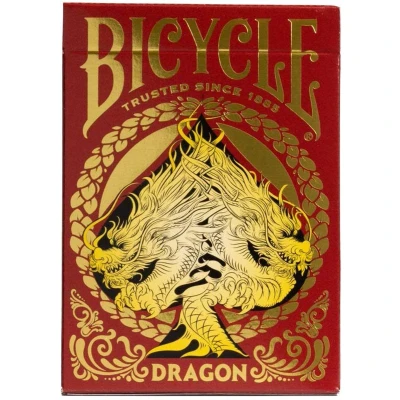 Afbeelding van Pokerkaarten Bicycle Dragon Red Deck