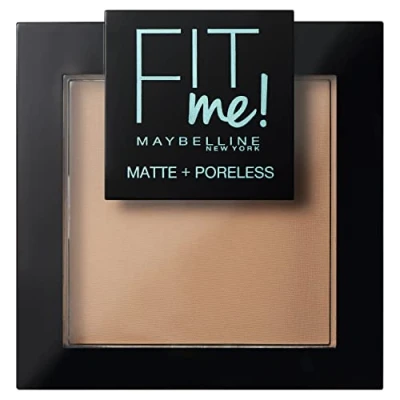 Image de Maybelline New York Poudre Compacte Fit Me Matte &amp; Poreless Peaux normales à grasses 250 Beige Ensoleillé 9 g