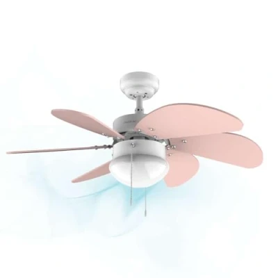 Afbeelding van Cecotec plafondventilator EnergySilence 3600 Vision Nude, 50 W, diameter 91 x 37 cm, lamp, 3 snelheden, 6 omkeerbare messen, zom