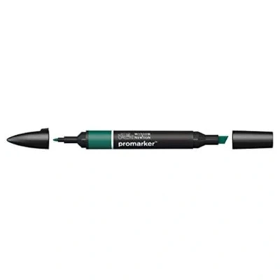 Afbeelding van Winsor &amp; Newton ProMarker 0203243 professionele markeerstiften, 2 punten, dun en breed, voor tekeningen, design lay out