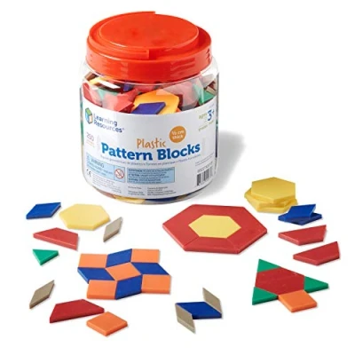 Afbeelding van Learning Resources Kunststof vormen (0,5 cm)