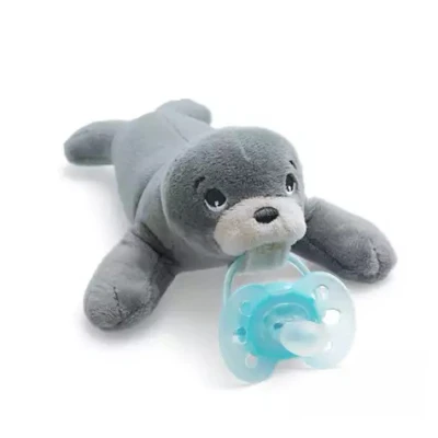 Afbeelding van Philips Avent Snuggle SCF348/14 Knuffelspeen 0 6 Maanden Zeehondje