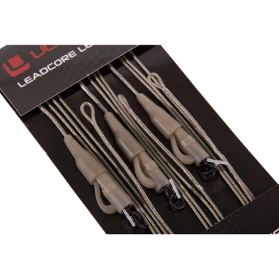 Afbeelding van Ultimate leadcore leader with leadclip system gravel 1m 3pcs Karper onderlijnmateriaal