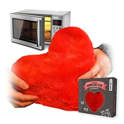Afbeelding van MikaMax Warming Heart Pillow kussen Hart Magnetron Warmte