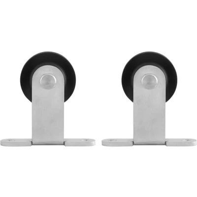 Afbeelding van GPF Bouwbeslag schuifdeurhanger set Osa RVS t.b.v. extra deur