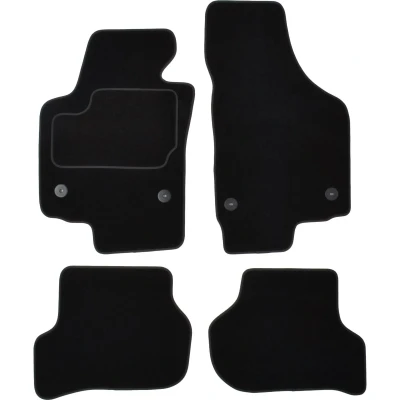 Afbeelding van MAMMOOTH A041 SET30 PRM 01 Vloermatset Textiel voor en achter 4 Zwart SEAT: Altea
