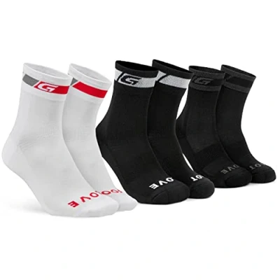 Afbeelding van GripGrab All Seasons Fietssokken Geschenkverpakking 3PACK Zomer Winter Wielersport Sokken Zwart Unisex Maat L