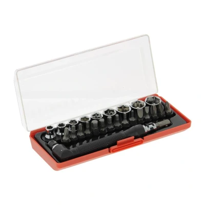 Afbeelding van XL 233422 Doppenset 26 Vierkant, Gesplitst, Kruisgleuf (PH), Torx, Zeskant Staal 1/4