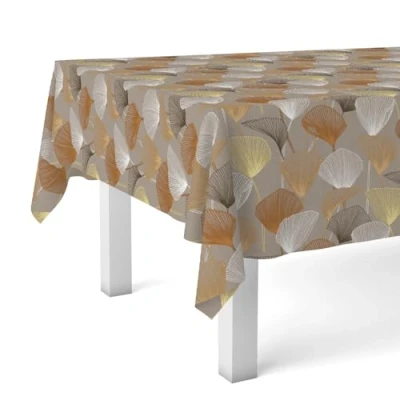 Afbeelding van Martina Home DUERO tafelzeil tafelkleed, bruin, 250 x 140 cm