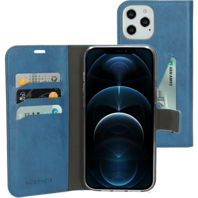 Afbeelding van Mobiparts Classic Wallet Case Apple iPhone 12 Pro Max Steel Blue