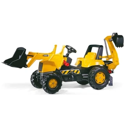 Afbeelding van Rolly Toys JCB Trac graaflaadmachine met voorlader en dieplepel