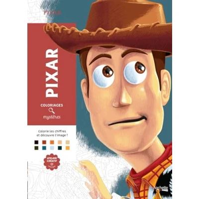 Afbeelding van Coloriages Mystères Pixar 1 Hachette Kleurboek voor volwassenen