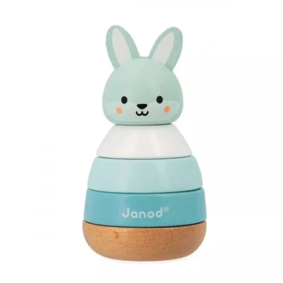Image de Empilable Lapin en bois J08653