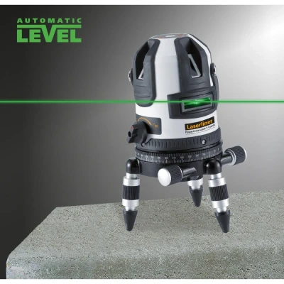 Afbeelding van Laserliner PowerCross Laser 5 Combi Kruislijnlaser met loodpunt in L Boxx lijnen