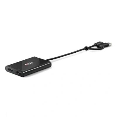 Afbeelding van Club 3D USB C naar 2x HDMI Video splitter met DisplayLink