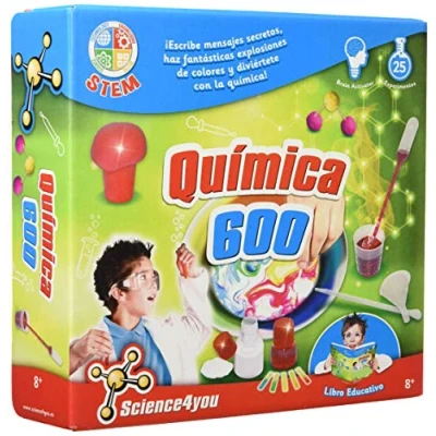 Afbeelding van Science4you Quimica 600 spel in het Spaans Sin Talla