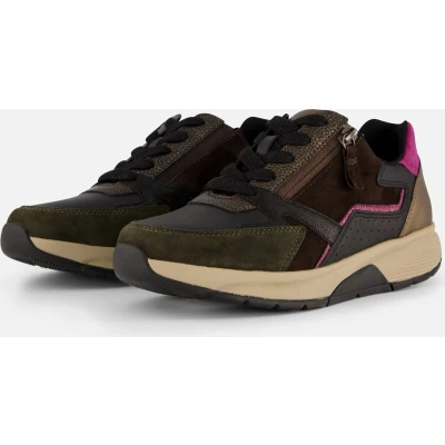 Afbeelding van Gabor Rollingsoft Sneakers laag, Dames, Maat: 36, Groen Schoenen