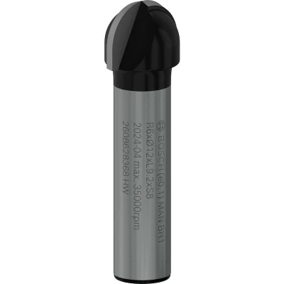 Image de BOSCH 2608628368 fraise à profil semi circulaire 8 mm, R1 6 D 12 L 9,2 G 40 mm