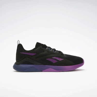 Afbeelding van Reebok NANOFLEX TR 2 Zwart Paars RAVE Dames Sportschoenen