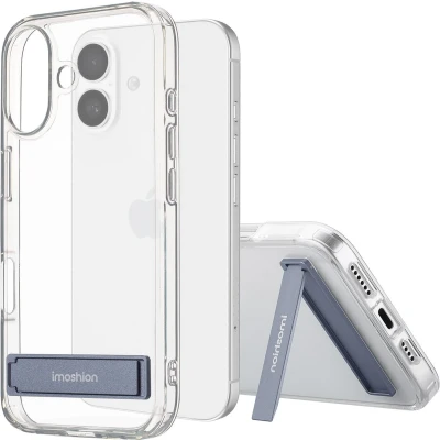 Afbeelding van imoshion Hoesje Geschikt voor iPhone 16 Plus Stand Backcover Transparant
