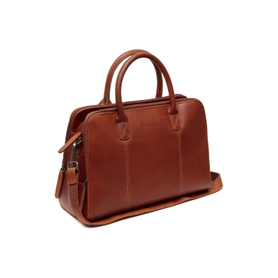 Afbeelding van Leren Schoudertas Cognac Layton